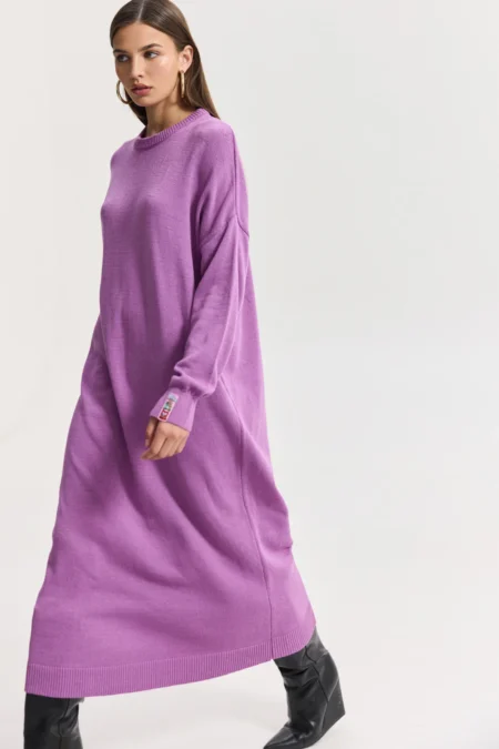 Milkway Knitted Dress (Purple)/Hemithea φόρεμα
