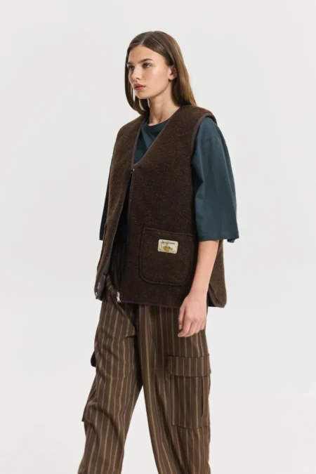 Tito Vest (Brown)/Hemithea γιλέκο