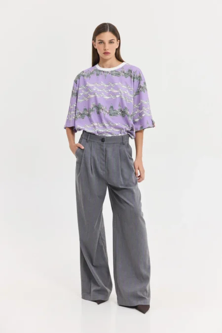 Chameleon Pants (Purple stripes)/Hemithea παντελόνι