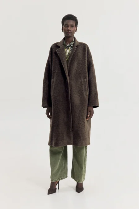 Elio Coat (Brown)/Hemithea παλτό