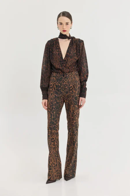 Luna Pants (Leopard)/Hemithea παντελόνι