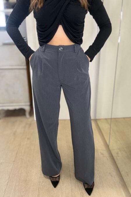 Pablo pants grey/New Age παντελόνι