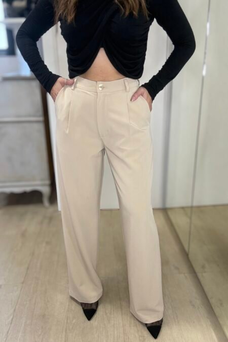 Pablo pants beige/New Age παντελόνι