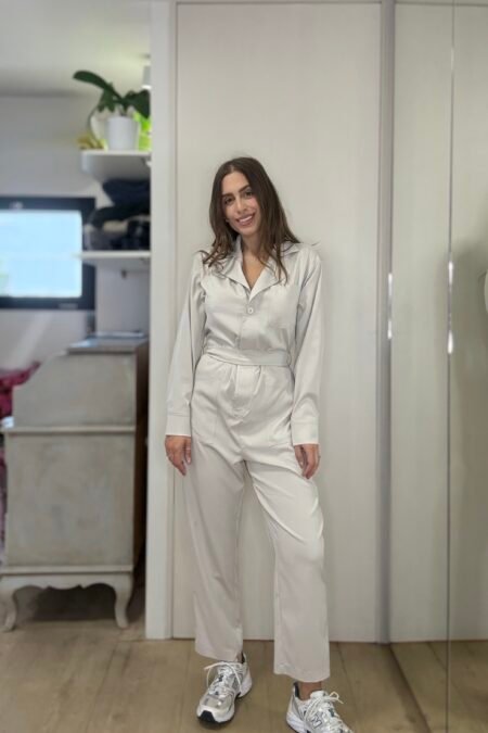 Denise jumpsuit beige/New Age ολόσωμη φόρμα