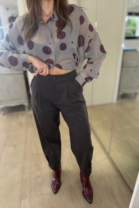Kelly pants brown/New Age παντελόνι