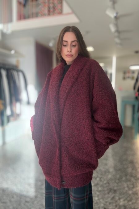 Bordeaux knitterd cardigan/CKontova ζακέτα