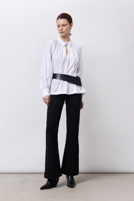 Belt leather black/Lotus Eaters ζώνη