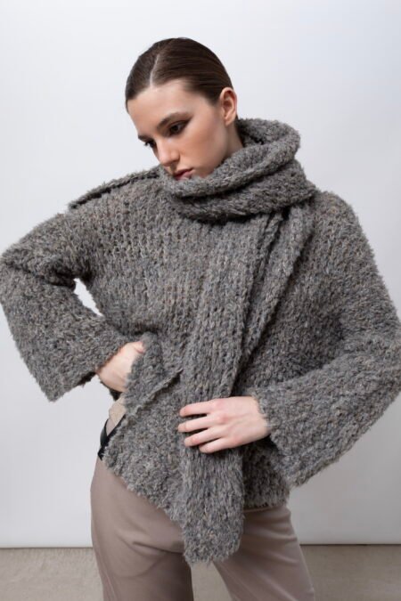 Knitted blouse grey/Lotus Eaters