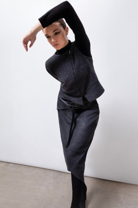 Belt leather black/Lotus Eaters ζώνη