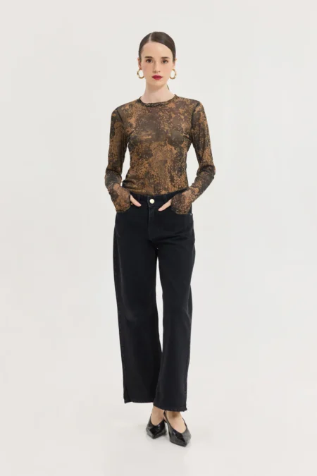 Veniamin Denim Pants (Black)/Hemithea παντελόνι