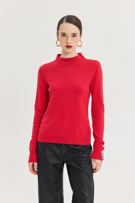Zenith Knitted Top (Red)/Hemithea τοπ