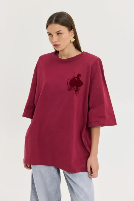 Sahara T-Shirt (Bordeaux)/Hemithea t-shirt