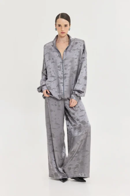 Oleander Jacket (Jacquard Grey)/Hemithea ζακέτα