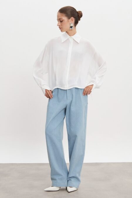 Euphoria shirt white/Nadia Rapti πουκάμισο